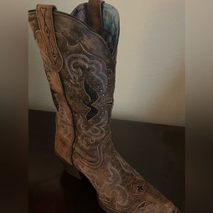 Cowboy boots.